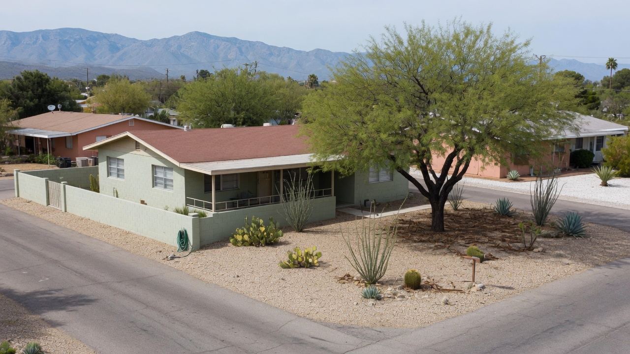 A 1960s ranch-style home in Casas Adobes, Tucson